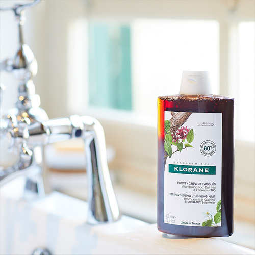 Shampoo Klorane Quinina en botella de 400mL por 1 unidad