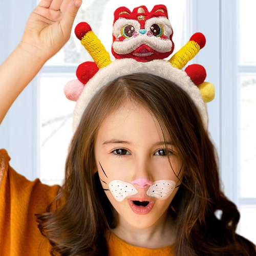 Bandana De Ano Novo Chinês Cute Lion Dance Headband