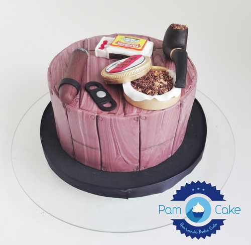 Torta Artesanal 100 Años Habano Pipa Tabaco