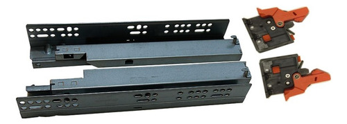 Corrediça Invisível Amortecedor Ferlock 1df 400mm Cor Unico