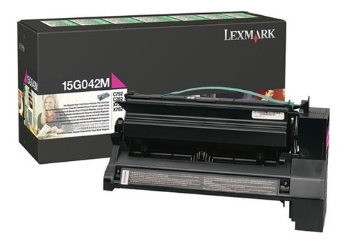 Tóner Lexmark 15g042m Color Magenta