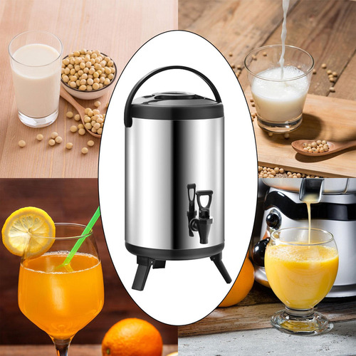 Barril Aislado De Acero Inoxidable Con Espita, 6l
