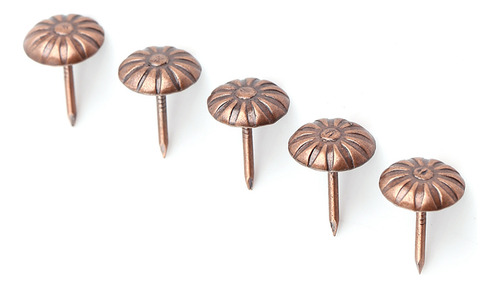 Etiqueta Metálica, 100 Unidades, Clavos Tapizadores Vintage,