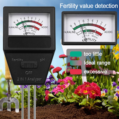 2 Em 1 Analisador De Ph E Fertilidade Do Solo Kit De Teste D