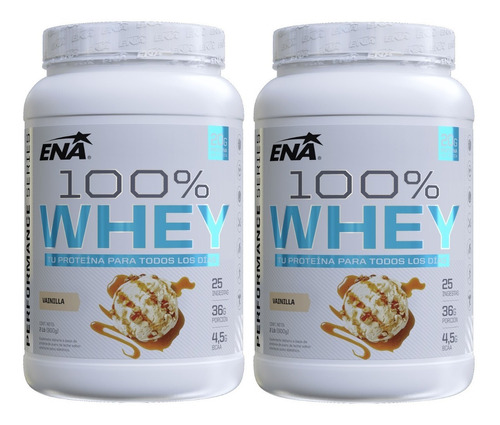 Whey Protein 1kg Ena Sport Pura Proteína Promo 2 X 1 Envío Gratis