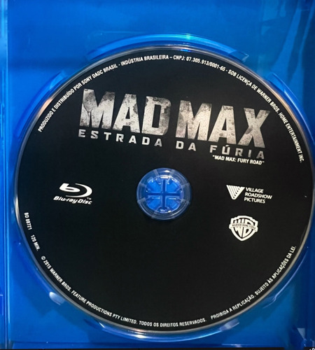 Blu-ray Mad Max: Estrada Da Fúria - George Miller