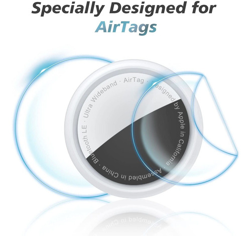 Imagen 2 de 10 de Protector De Pantalla Para Airtag 2021 Cloudvalley 8-pack