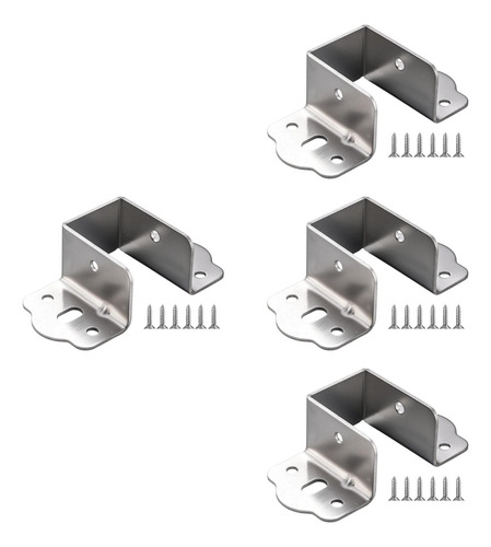 4 Piezas De Cama Soportes Con Tornillo Resistente 32 Mm