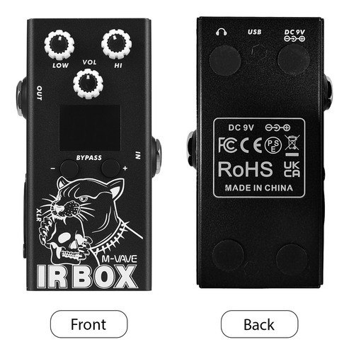 Pedal De Efectos M-vave For Guitarra Ir Box Con Ir Cab Impu