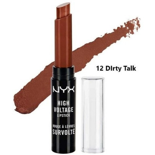 Imagen 1 de 3 de Labial Nyx Hvls12 High Voltage Lipstick Pintura De Labios