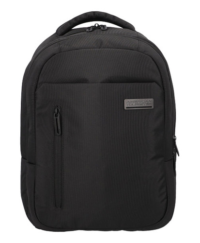 Mochila Para Notebook Mediana Highway 2at Negra Color Negro