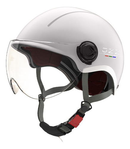 Casco A Batería Para Moto, Medio Casco, Ligero, Unisex