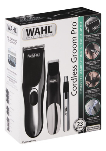 Maquina Wahl Kit Cordless Gromm Pro 23 Piezas 09649-2168