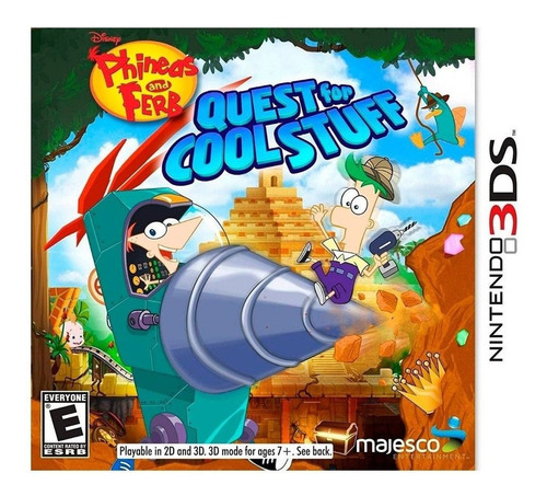 Phineas And Ferb Quest For Cool Stuff Juego 3ds