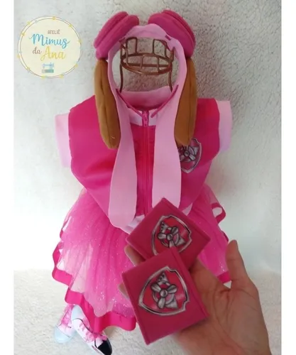 Vestido patrulha sale canina mercado livre