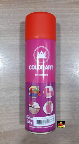 Tinta Spray Automotiva Vermelho Luminoso Fluorescente