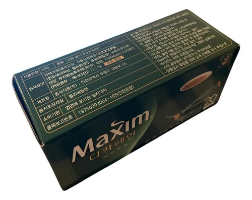 Café Instantáneo Maxim Descafeinado Clásico Sobre 20 Unid.