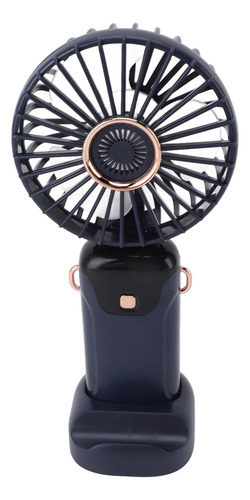 Ventilador Portátil Recargable Con Base De Mano Usb 5 Veloci