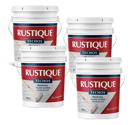 Membrana Liquida Rustique Techos 80 Kg - Prestigio