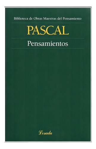 Pensamientos - Blaise Pascal