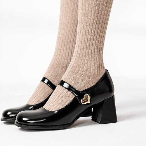 Zapatos De Tacón Alto Para Mujer Sandalias De Piel Sintética