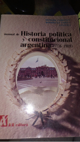 Manual De Historia Política Y Constituc. Arg.  Carranza.vare