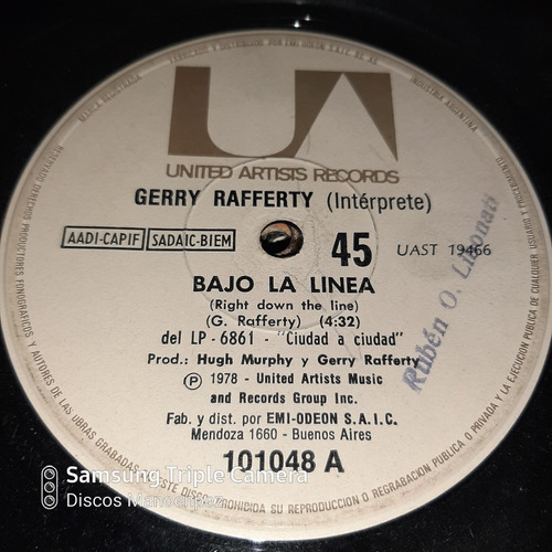 Simple Gerry Rafferty United Artists Records C16