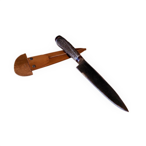 Imagen 3 de 7 de Cuchillo Campo Artesanal Con Vaina Calidad 25 Cm Criollo