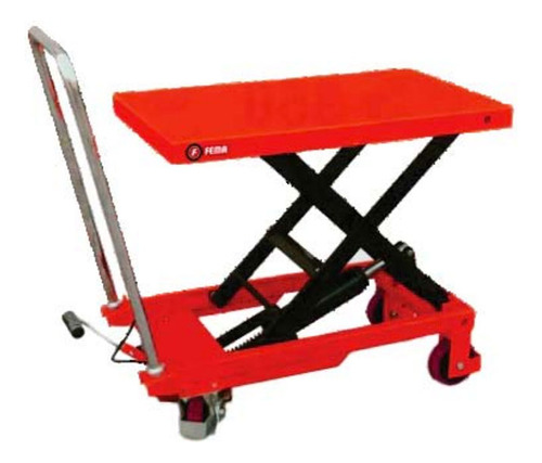 Mesa Plataforma Elevadora Hidraulica 150kg 740 Mm Con Ruedas