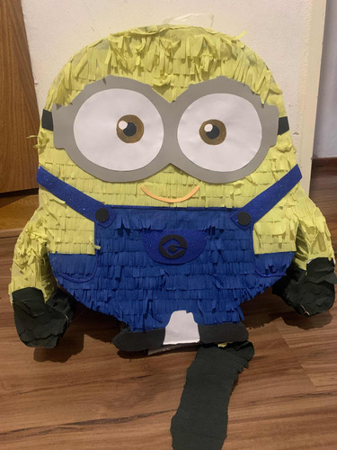 Piñata De Minion Minions Grande Para Cumpleaños (Usado)