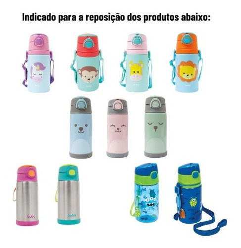 Imagem 6 de 6 de Refil Canudo Em Silicone Repositor Buba