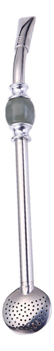 Acero Inoxidable Té Bombilla Pajas Cucharas Filtradas Para