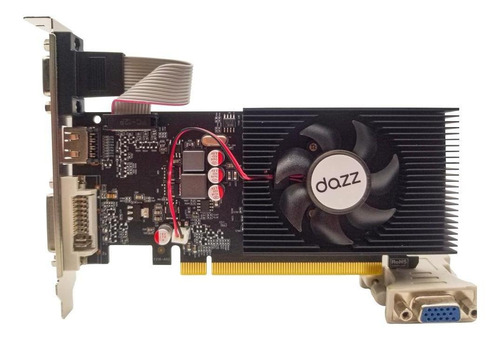 Placa De Vídeo Dazz Geforce Gt210 1gb Ddr2 64bit Heats Ink