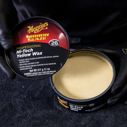 Cera Amarilla Meguiars M2611 Mirror Glaze Hitech, Pasta De 1
