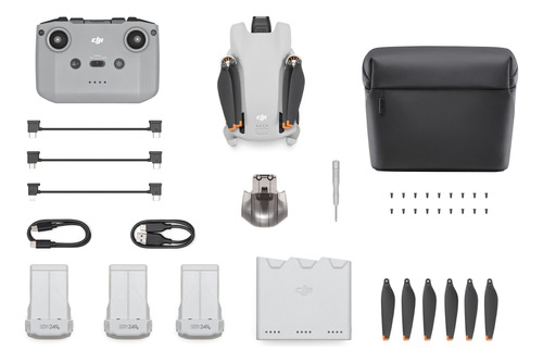Dji Mini 3 Fly More Combo Con Cámara 4k 3 Baterías Gris (Usado)