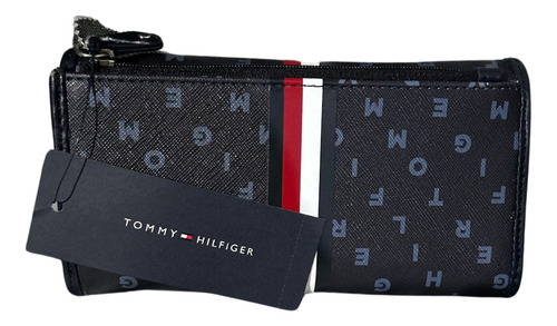 Cartera Tommy Hilfiger Para Mujer (varios Colores) Original Azul Oscuro