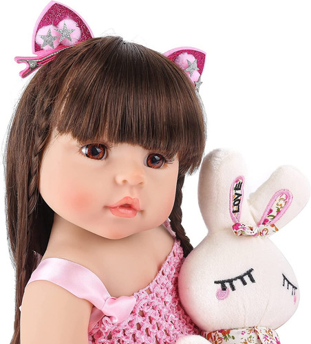 Imagen 2 de 8 de Muñeca Bebe Reborn Real Cuerpo Completo Silicona