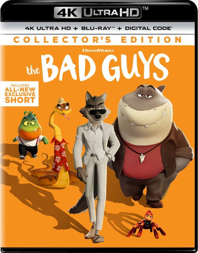 Imagen 1 de 3 de 4k Ultra Hd + Blu-ray The Bad Guys / Los Tipos Malos