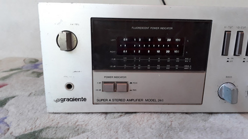 Gradiente Amplificador Stereo Super A Model 246 (sucata) (Usado)