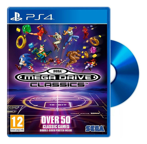 Juego Ps4 Fisico Sega Mega Drive Classic Nuevo Sellado