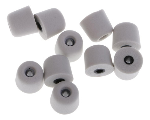 10 Piezas Oídos Tapas De Auriculares De Espuma De Gris