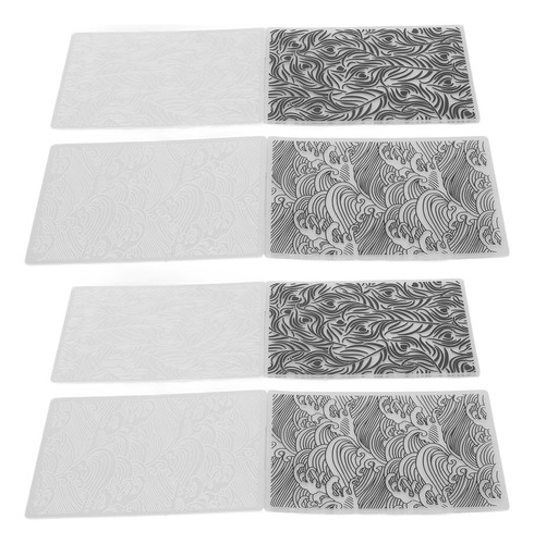 Carpetas De Plantillas De Estampado En Relieve, 4 Piezas, De