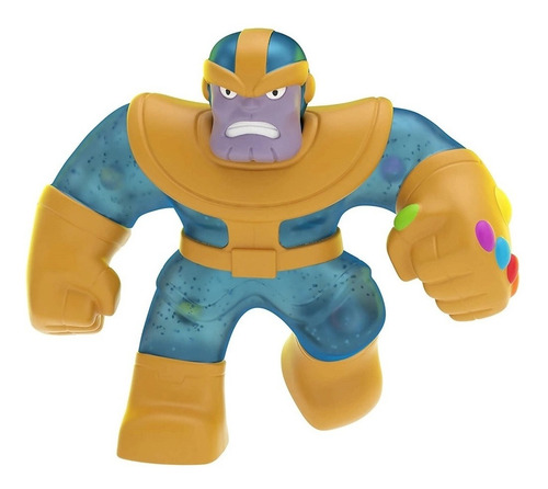 Boneco Supagoo Gigante Goo Jit Zu Marvel Thanos Estica Sunny