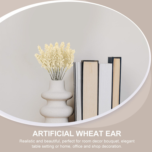 Nuevo Oreja De Trigo Seca, Natural, Decorativa, 24 Unidades
