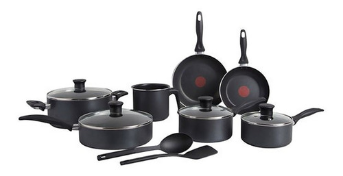 Imagen 3 de 5 de Batería Cocina T-fal 13 Piezas Family Cook Más Antiadherente