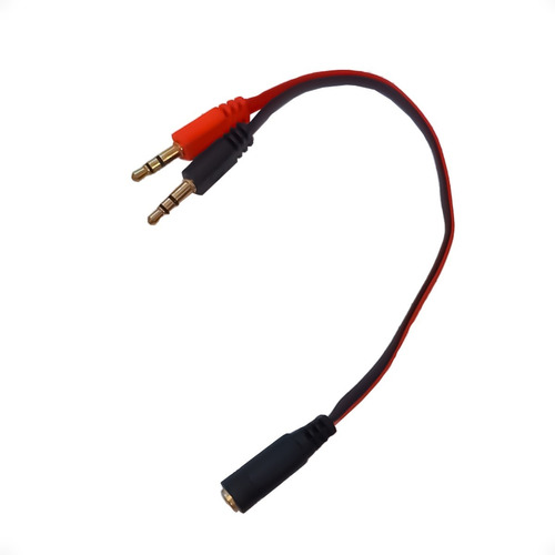 Splitter 2 Audio Jack Con Cable 2 Machos 1 Hembra - Otec