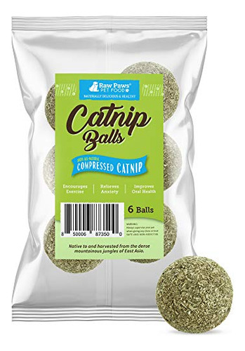Pelota De Catnip Natural Para Gatos - Juguete Interactivo