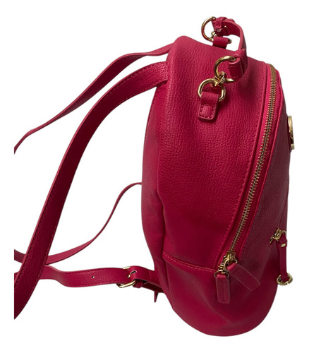 Cartera Mochila Tommy Hilfiger Original Rosa Chicle Lisa Oro Rosa Chicle (Usado)