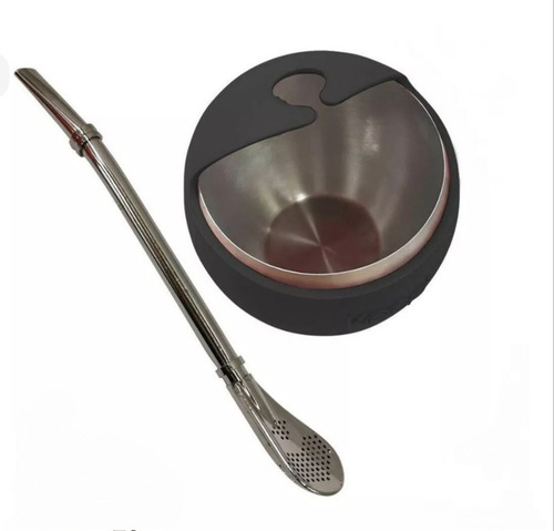 Kit Big Mate + Bombilla 300ml Acero Inox. Y Silicona