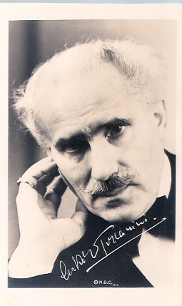 Antiguo Foto Reproduccion Arturo Toscanini